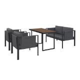 Beldano Loungegarnitur „Padua“ 2492002601 Möbelix 4 Stück