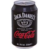 Jack Daniel‘s Jack&Coke Whisky & Coca-Cola, Preisangabe ohne MwSt. (Preis inkl. MwSt. 2,10 €), METRO 0.33 Liter 1 Dose