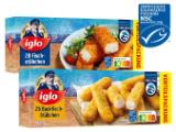 iglo Fischstäbchen oder Backfischstäbchen Lidl 1 Packung
