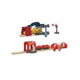 lupilu Holz Eisenbahn Bahnhof/Feuerwehr Einsatz-Set Lidl 1 Set