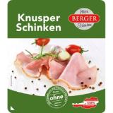 Berger Gourmet oder Knusper Schinken geschnitten SPAR 150 Gramm 1 Packung