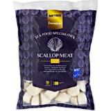 Metro Premium Tiefsee Scallops Fleisch, Preisangabe ohne MwSt. (Preis inkl. MwSt. 61,59 €), METRO 900 Gramm 1 Packung