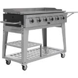 Metro Professional Gasgrill Plancha 6-Brenner, Preisangabe ohne MwSt. (Preis inkl. MwSt. 718,80 €), METRO 1 Stück