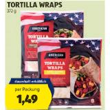 American Tortilla Wraps versch. Sorten HOFER 372 Gramm 1 Packung