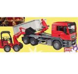 Bruder Spielzeug MAN TGAS LKW Abrollcontainer maxi.preisjoker Maximarkt 1 Stück