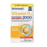 tetesept: Vitamin D3 Nahrungsergänzungsmittel Mini-Tabletten BIPA 50 Stück 1 Packung