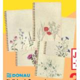 DONAU Notizbuch Graspapier 80 Blatt, A5 versch. Motive Maximarkt 1 Stück