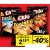 Promotion Bild von Chio Tortilla Chips versch. Sorten Lidl 150 Gramm 1 Packung