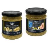 Deluxe Pesto mit Pistazien Thunfisch mit Zitrone oder Artischocken Lidl 1 Glas