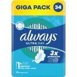 always Binde Giga Pack Ultra Normal mit Flügeln, Preisangabe ohne MwSt. (Preis inkl. MwSt. 5,49 €), METRO 1 Packung