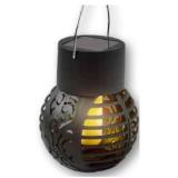 Solar-Hängeleuchte mit flackerndem orangefarbenem Licht KiK 1 Stück