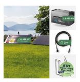 Green Solar Balkonkraftwerk Boden mit Anker Solix 3 Speicher HOFER 1 Stück