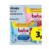Promotion Bild von Bebe Reinigungstücher div. Sorten 2 x 25 Tücher HOFER 1 Packung