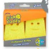 Scrub Daddy Dish Daddy Refills Ersatzköpfe für Spülbürste TEDi 2 Stück 1 Set