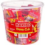 Bild von Haribo Fruchtgummi Happy Cola Minis, Preisangabe ohne MwSt. (Preis inkl. MwSt. 10,99 €), METRO 100 Beutel 1 Packung