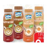 Nöm to go Café Cappuccino oder Latte Macchiato SPAR Gourmet 250 Milliliter 1 Flasche