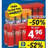 Coca-Cola Cola, Coca-Cola Zero oder Fanta Lidl APP Preis 0.33 Liter 8 Dose