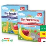 Spar Natur pur Bio-Fruchtmus Quetschies versch. Sorten Maximarkt 90 Gramm 4 Stück
