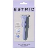 ESTRID Starter Kit The Razor Griff, 1 Stk. Klingen, 2 Stk. Wandhalterung, 1 Stk. dm 1 Packung