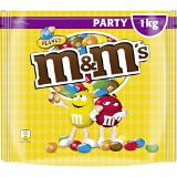 m&m‘s Schokodragees Erdnuss od. Schoko Party, Preisangabe ohne MwSt. (Preis inkl. MwSt. 9,89 €), METRO 1 Kilogramm 1 Beutel