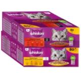 Bild von Whiskas Nassnahrung für Katzen 2 Sorten DAS FUTTERHAUS 80 Stück 1 Packung