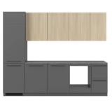 visiona Küchenzeile ohne Geräte und Zubehör 2427026701 mömax 1 Set