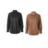 Esmara Damen Overshirt “Lederlook” Lidl 1 Stück