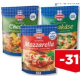 Promotion Bild von Schärdinger Käse gerieben versch. Sorten Unimarkt 200 Gramm 1 Packung