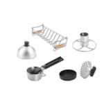 Grillmeister Grill-Zubehör Spareribs- und Bratenhalter, Hähnchengriller, Burgerglocke, Burgerformer oder Marinaden-Set (2-teilig) Lidl 1 Stück