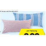 Promotion Bild von Novitesse Leinen-Mix-Kissenbezug, Doppelpkg. versch. Farben und Muster HOFER 1 Packung