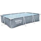 Bestway Steel Pro Frame Pool Blattform-Design 300 cm x 201 cm x 66 cm OBI 1 Stück