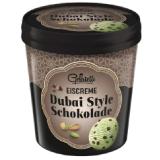 Promotion Bild von Gelatelli Dubai Style Schokolade-Pistazien Eis Lidl 500 Milliliter 1 Becher