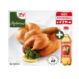 1/2 Grillhendl mit einer Bio-Semmel + Almdudler 0,5-Liter-PET INTERSPAR 1 Set
