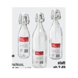 Promotion Bild von Simpex Basic Glasflasche 12-Kant Maximarkt 1 Liter 1 Flasche