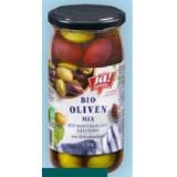 Ja! Natürlich Bio-Oliven-Mix Mediterrane Kräuter BILLA PLUS 370 Gramm 1 Glas