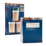 Crofton Holz-Zahnstocher Kunststoffbehälter oder Vorratspackung HOFER 1 Packung