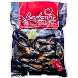 Miesmuscheln gekocht, Preisangabe ohne MwSt. (Preis inkl. MwSt. 7,58 €), METRO 1 Kilogramm 1 Packung