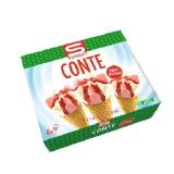 Bild von S-BUDGET Conte Erdbeer, Vanille oder Buttermilch SPAR 120 Milliliter 6 Stück