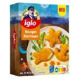 Promotion Bild von iglo Fischstäbchen versch. Sorten, Fisch'n'Rösti, Knusper Abenteuer, Goldschatz Käse, Ofenbackfisch MSC, Filegro oder Polar-Dorsch in Knusperhülle SPAR Gourmet 1 Packung