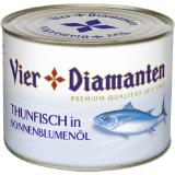 Bild von Vier Diamanten Thunfisch in Öl, Preisangabe ohne MwSt. (Preis inkl. MwSt. 24,63 €), METRO 1.88 Kilogramm 1 Dose