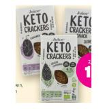 JFOODS SA  Bio-Keto-Crackers div. Sorten Denns BioMarkt 60 Gramm 1 Packung