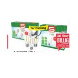 S-BUDGET LED-Lampen div. Sorten Maximarkt 3 Stück