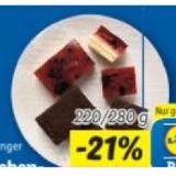 Stabinger Kuchenschnitten versch. Sorten Lidl APP Preis 1 Packung