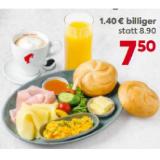 FRÜHSTÜCK GROSS inkl. 1 Heißgetränk nach Wahl & 1 Glas Orangensaft BILLA PLUS 1 Set
