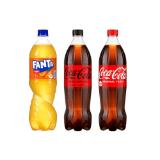 Coca-Cola /Coca-Cola zero/Sprite/Fanta Limonade Lidl 1 Liter 1 Flasche