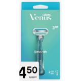 Promotion Bild von Gillette VENUS SMOOTH Systemrasierer inkl. 2 Rasierklingen BIPA 1 Stück