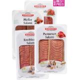 Sorger Sweet-Chili-, Pfeffer-, Parmesan-, oder Knoblauchsalami geschnitten Sutterlüty 250 Gramm 1 Packung