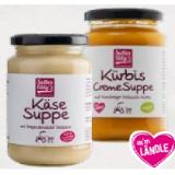 Sutterlüty's Kürbiscremesuppe oder Käsesuppe Sutterlüty 350 Milliliter 1 Glas