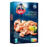 Bild von iglo Königsgarnelen, Backteig Garnelen, Polardorsch natur XXL, Knusprige Ofengarnelen, Wildlachs Natur MSC, Kabeljau Natur MSC oder Feinschmecker Garnelen INTERSPAR 1 Packung