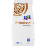 Promotion Bild von aro  Erdnüsse geröstet & gesalzen, Preisangabe ohne MwSt. (Preis inkl. MwSt. 6,59 €), METRO 1 Kilogramm 1 Beutel